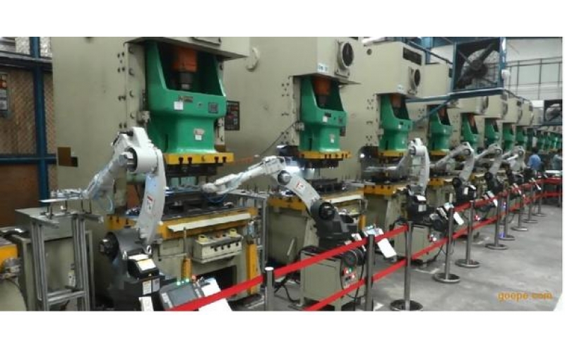 沖壓自動化生產線設備之間如何實現(xiàn)同步的